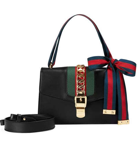 gucci sylvie bag nordstrom|gucci sylvie leather shoulder bag.